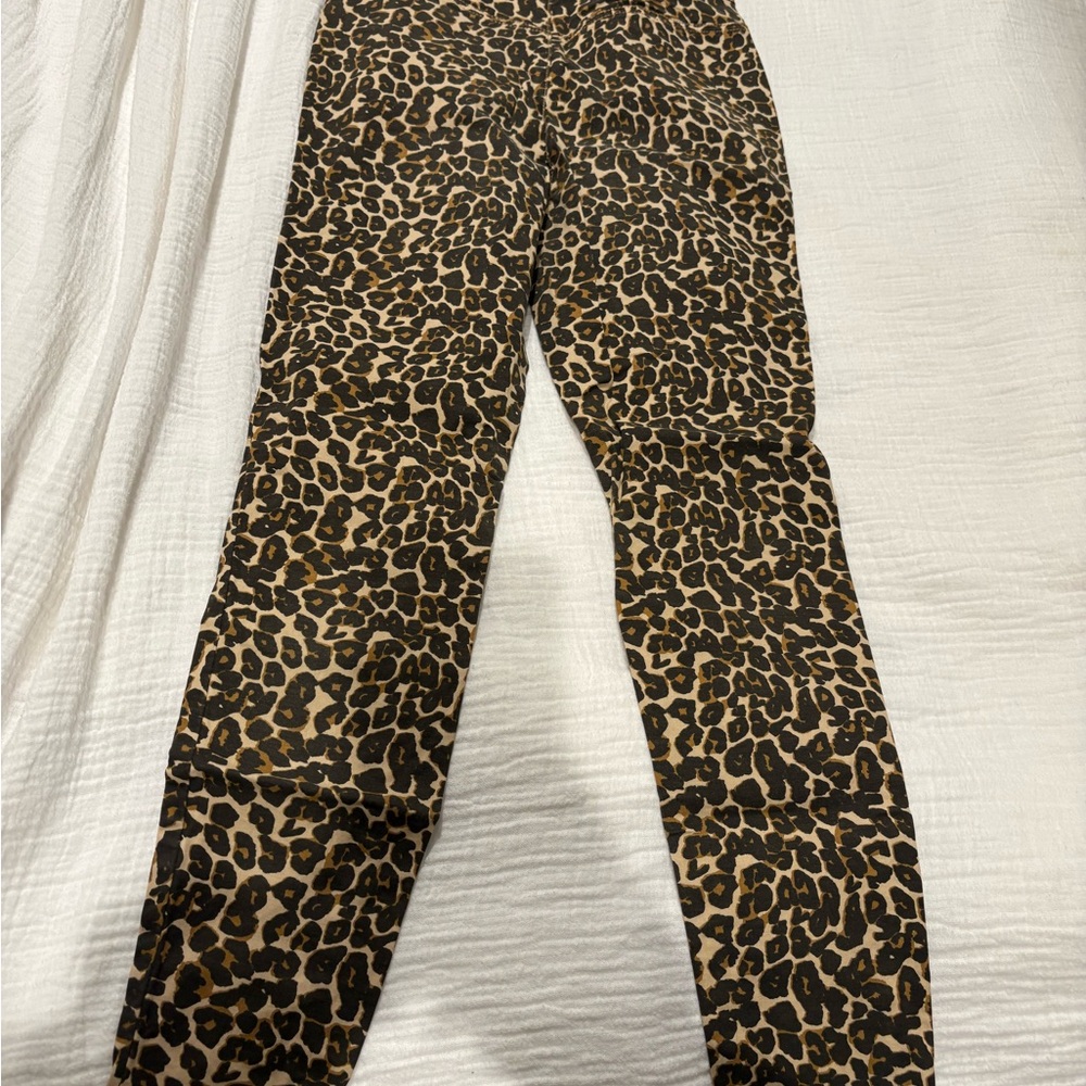 Free People Leopard Jeans